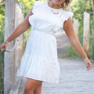 Wild Fable Spring/Summer Little White Dress Ruffle Garden Girl Cottage Core XL